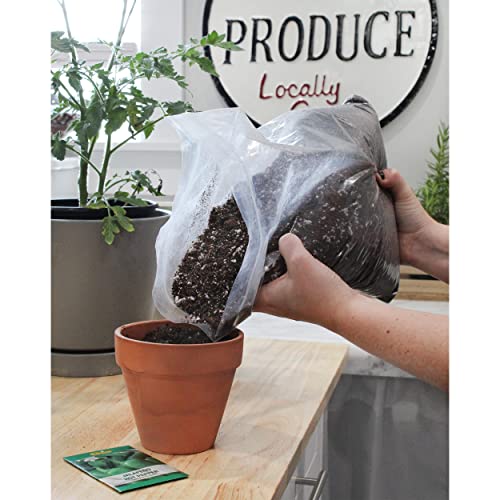 All Natural Seed Starting Mix (4 Quarts), Expert Grade Seed Starter Potting Mix, Start Herbs, Vegetables, and Other Grass