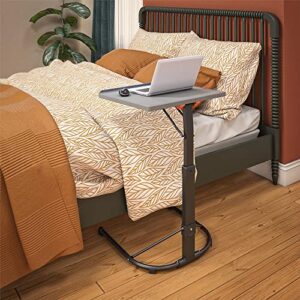 COSCO Multi-Functional Personal Activity Table, Adjustable Height, Portable Workspace, for Snacking & Homework, Compact Fold, Space Saving, Gray