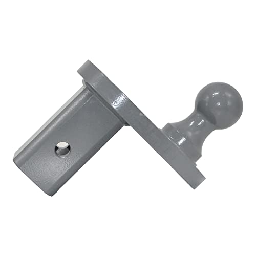 GNXA4085 Gooseneck Ball Extender, Heavy Trailer Hitch for B&W Trailer Hitches Turnoverball Gooseneck Hitch Extender, 4 Inches Offset, 20000 lbs GTW/ 5000 lbs VTW, 2-5/16 Inch Diameter Ball