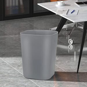 Besli 2 Gallon Small Trash Can Garbage Can Wastebasket for Bathroom Bedroom Kitchen Office,Pack of 3 (Gray)