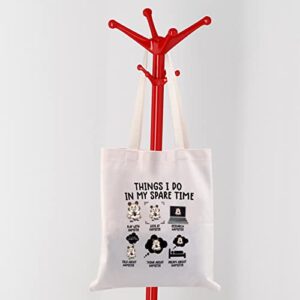 CMNIM Best Hamster Mom Ever Tote Bag Things I Do In My Spare Time Hamster Pet Owner Gifts for Hamster Lover Reusable Shopping Bag (Beat Hamster Mom Ever Tote Bag)