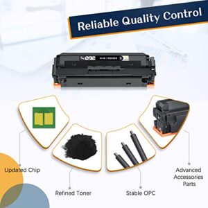 Colorking (with CHIP) Compatible Toner Cartridge Replacement for HP 414X W2020X 414A W2020A High Yield for Color Pro MFP M479fdw M479fdn M454dw M454dn Enterprise M455dn MFP M480f Printer (1 Black)