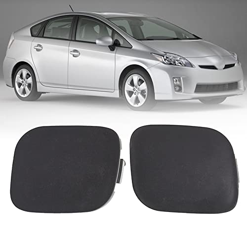 waltyotur 1 Pair Front Bumper Tow Hook Eye Cap Cover Left & Right Replacement for Toyota Prius 2010-2012