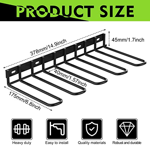 ENONCI Drill Holder Wall Mount,Power Tool Organizer Wall Mount, Thickened Drill Rack, Heavy Duty Drill Organizer for Garage Pegboard Workshop