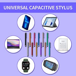 Stylus Pens for Touch Screens(12 Multicolor), High Precision Capacitive Stylus Pencil for iPad/iPhone/Tablets/Kindle/Samsung Galaxy All Universal Touch Screen Devices