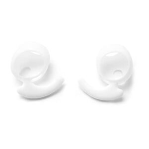 Yutoner Ear Hooks and Covers Accessories Compatible with Apple AirPods 1 & 2 3 or EarPods Headphones/Earphones/Earbuds (5 Pairs) (Clear)