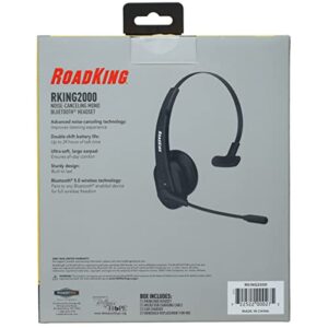 RoadKing RKING2000 Noise Cancelling Truck Driver Bluetooth Headset Wireless Headphones w/Mic