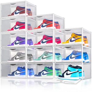 shoe boxes clear plastic stackable, clear shoe boxes stackable, shoe organizer for closet shoe storage boxes, shoe box sneaker storage, plastic shoe boxes with lids, shoe display case shoe containers