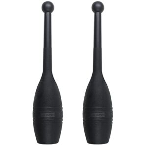 logest mace exercise club - heavy duty plastic indian clubs available in 1 lb and 2 lb sets of 2 perfect for strength training and rehabilitation improves grip and full body workout mace clubs (3lb set of 2 - 3lb each club)