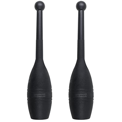 Logest Mace Exercise Club - Heavy Duty Plastic Indian Clubs Available in 1 LB and 2 LB Sets of 2 Perfect for Strength Training and Rehabilitation Improves Grip and Full Body Workout Mace Clubs (3LB Set of 2 - 3LB Each Club)