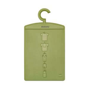 brabantia folding board (calm green) shirt board, laundry folder, folding clothes helper (8 x 0.2 x 15")