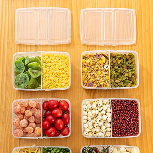 Slice Cheese Container for Fridge with Flip Lid, Vegetable and Fruit Fresh-Keeping Box with Folding Fork Cheese Slice Storage Box (B)