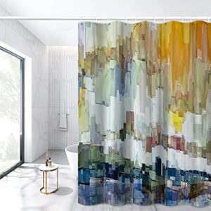 yezex shower curtain for bathroom - waterproof polyester fabric shower curtains for modern home bathroom decorations, machine washable 72"x78" (paintinggraffiti)