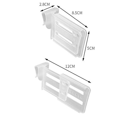 4Pcs Refrigerator Organizer Divider Adjustable Plastic Fridge Storage Partition Board Kitchen Space Saving Division Tools