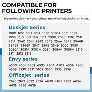 Penguin Remanufactured Printer Ink Cartridge Replacement for HP 61XL,61 XL Used for Hp Deskjet 1000 2540 2546 3050A Envy 4500 4509 5530 Officejet 4630 4609(1 Black,1 Color) Includes Bookmark Clip