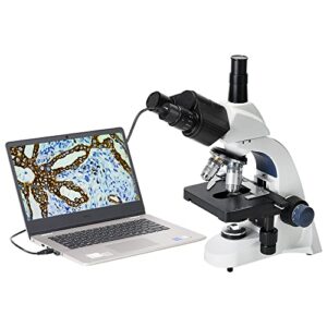 HAYEAR 5MP USB Digital Microscope Camera USB Digital Eyepeice Lens Tpye C USB Video Camera for Sience Education Lab Reserch with Free Calibration Software