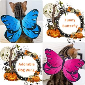 Butterfly Wings for Dogs Halloween Costumes for Dogs, Dog Cat Butterfly Wings Butterfly Dog Costume for Halloween Christmas, Butterfly Wings for Cat Dog Wings for Small Medium Large Dogs