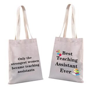 g2tup teaching assistant thank you gift make up accessory bag best teaching assistant ever ta appreciation end of term gift (best teaching assistant ever t)