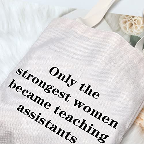 G2TUP Teaching Assistant Thank You Gift Make Up Accessory Bag Best Teaching Assistant Ever TA Appreciation End of Term Gift (Best Teaching Assistant Ever T)