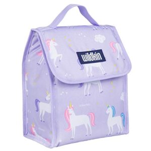 Wildkin 12 Inch Backpack Bundle with Insulated Lunch Bag (Unicorn)