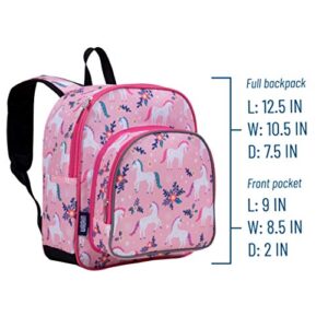 Wildkin 12 Inch Backpack Bundle with Insulated Lunch Bag (Magical Unicorns)