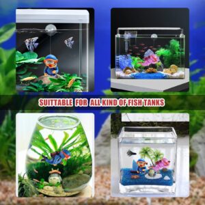 MTAP 2PCS Aquarium Decorations, Cute Diver Fish Tank Accessories, Floating Device Aquarium Ornament Diver Tank Accessories,Suitable for All Kinds of Fish Tanks