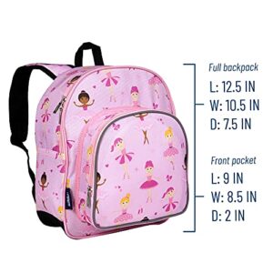 Wildkin 12 Inch Backpack Bundle with Insulated Lunch Box Bag (Ballerina)