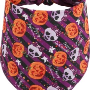 2 Pack Dog Bandana Halloween, Triangle Bibs Scarf for Halloween, Holiday Pet Neckerchief for Dogs Pets