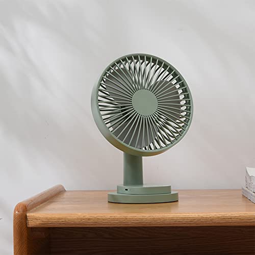 XUnion Portable Desktop Fan Oscillating Fan Four Speeds Cooling Fan Strong Wind Quiet Operation Work Fan for Home Bedroom Office Des