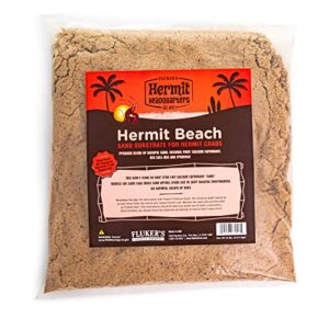 fluker's all-natural premium sand substrate mixture for hermit crabs, 12lbs