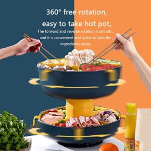 Vegetable Tray, Hot Pot Storage Tray, 360° Rotating Party Tray, Fruit Drain Basket, Fruit Trays for Serving for Party, for Storing Fruits and Vegetables