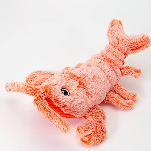 HIPIPET 2022 Ocean Series Cat Toys,Plush Flopping Lobster Cat Toy for Indoor Cats with Catnip Kitten Toys. (Lobster)