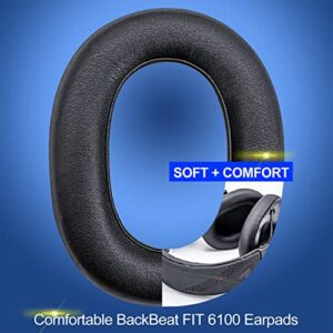 Earpads Replacement for BackBeat FIT 6100 backbeat fit6100 Headphones - Protein Leather/Ear Cushion/Ear Cups by JESSVIT