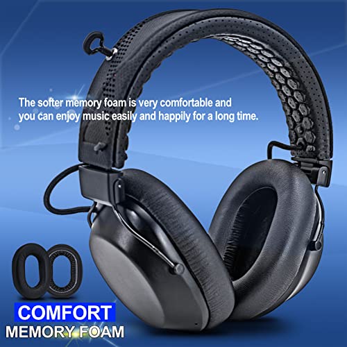 Earpads Replacement for BackBeat FIT 6100 backbeat fit6100 Headphones - Protein Leather/Ear Cushion/Ear Cups by JESSVIT