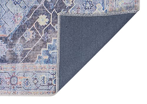 Perga Rugs Machine Washable Area Rug for Bedroom, Kitchen, Bathroom, Living Room, Entryway, Home Decor Non Slip Rug, Pet Friendly & Resistant Throw Indoor Floor Carpet