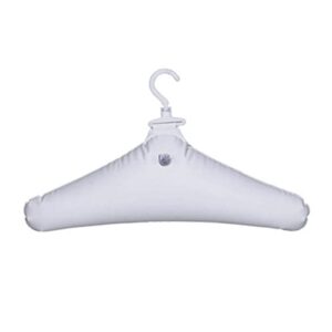 coat hanger 5pcs/pack inflatable clothes hanger foldable creative hanger no trace rotatable clothing storage holder clothes hanger (color : 5pcs white)