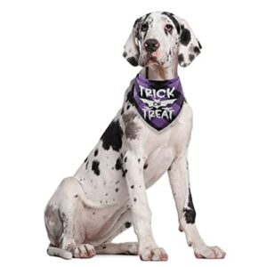 Halloween Dog Bandana Triangle Bib Pet Scarf Accessories Costumes Plaid Luminous Printing