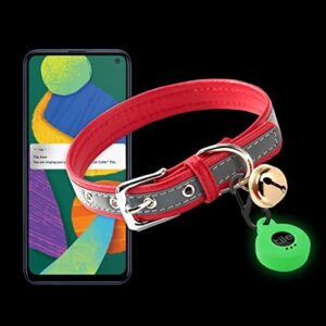 Geiomoo Silicone Case Compatible with Tile Sticker 2022, Protective Cover with Carabiner (Luminous Green)