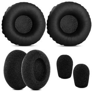 ydybzb ear pads cushion earpads mic foam replacement compatible with vxi blueparrott c400-xt noise canceling headphones