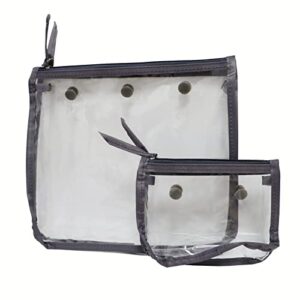 teyouyi clear designer insert bags for bogg bag travel organizer storage pop in bogg bag-set of 2