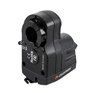 Celestron Motor for SCT and EdgeHD - Enables Electronic Focusing & SkySync Telescope GPS Accessory – Automatically Updates Your Telescope with 16-Channel GPS Data, Time, and Date, Black (93969)