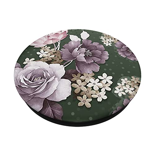 Floral Cherry Blossoms Purple Phone Popper PopSockets Swappable PopGrip