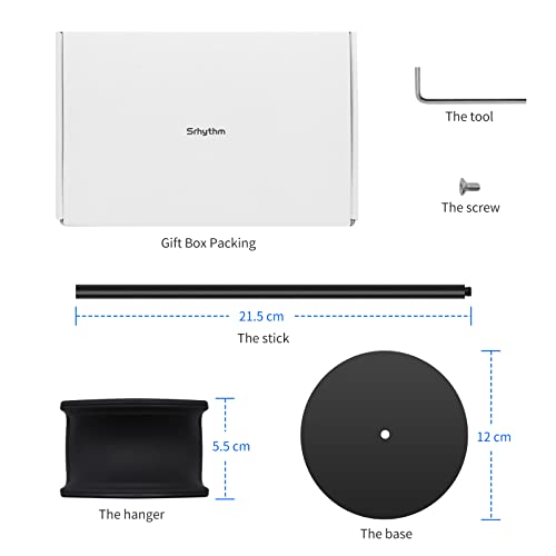 Srhythm Headphone Stand,Metal Headset Holder for Space-Saving and Display