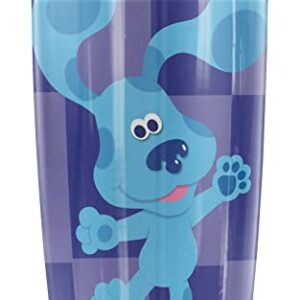 Logovision Blue's Clues Large Blue Stainless Steel 20 oz Travel Tumbler, Vacuum Insulated & Double Wall with Leakproof Sliding Lid