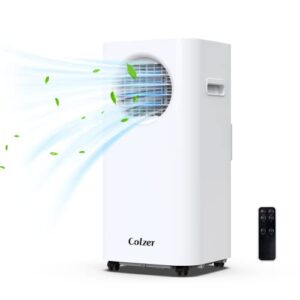 colzer 10,000 btu portable air conditioner portable ac unit 3-in-1 with remote control for 450 sq ft large room