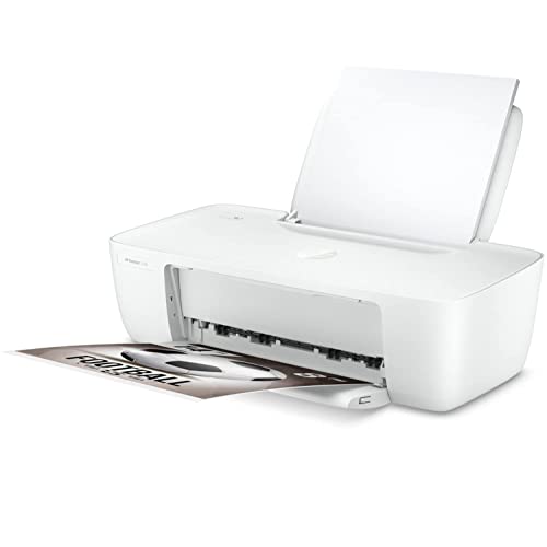 HP Deskjet 1255 Compact Wired Single-Function Color Inkjet Printer Portable Home Office Equipment, White - Print Only, USB Connectivity, 4800 x 1200 dpi, 8.5" x 14", Cbmou Printer_Cable