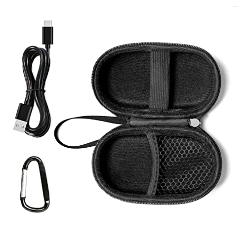 QuietComfort Earbuds Case Cover Protector & USB c Charging Cable Cord Replacement for Bose Sport Earbuds & Bose QuietComfort Wireless Earbuds Hard Case Replacement Carrying case (Inside Black)