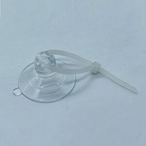 Fuongee Aquarium Suction Cups, Heavy Duty Aquarium Suction Cups with Adjustable Cable Ties, Dia.1.2"/1.8" Optional (1.2")