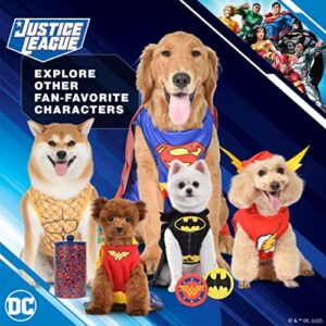 DC Comics Superhero Superman Halloween Dog Costume - Medium - | DC Superhero Halloween Costumes for Dogs, Funny Dog Costumes | Officially Licensed DC Dog Halloween Costume