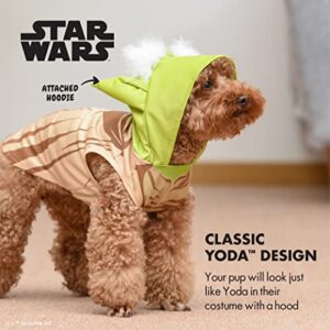 Star Wars: Yoda Halloween 2022 Pet Costume -Small - |Star Wars Halloween Costumes for Dogs, Funny Dog Costumes | Officially Licensed Star Wars Dog Halloween Costume, Multicolor (FF14733-22)